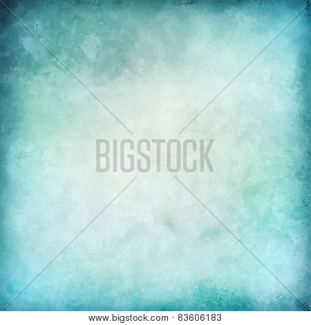 Abstract blue vector watercolor background