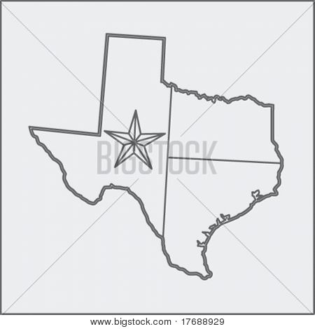 texas icon sketch