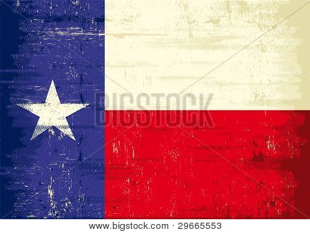 Texas grunge flag. The flag of Texas with a texture for you. Enjoy !