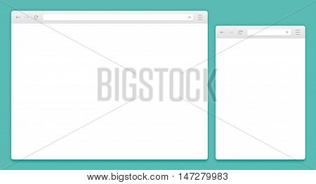 Abstract Design Vector Computer And Smartphone Browsers