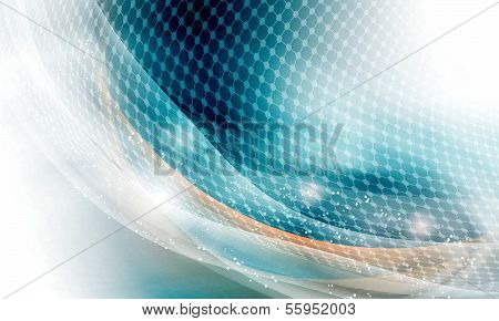 Abstract Background And Circular Grid