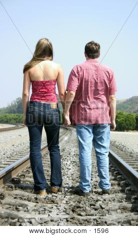 Couple On Tracks