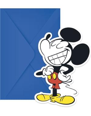 6 inviti Topolino - Mickey Comic