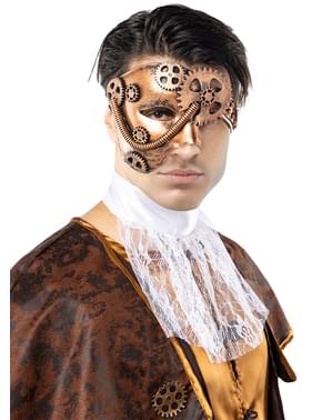 Steampunk halve mask