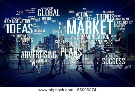 Market Business Global Business Marketing Commerce Concept