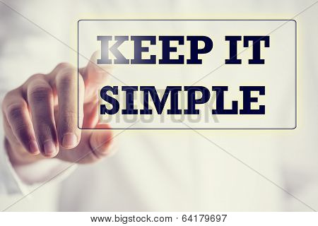 Keep It Simple On A Virtual Screen