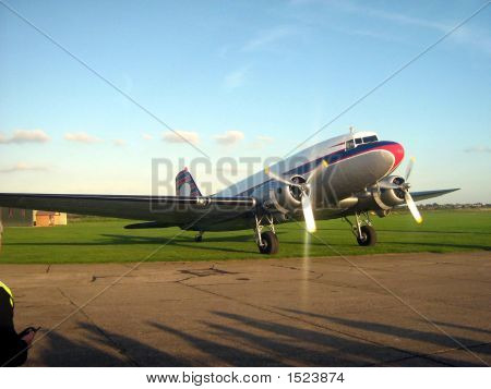 Aircraft/Aeroplane In An Airport. Transportation. Travel