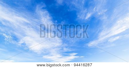 Cloud With Blue Sky Panorama