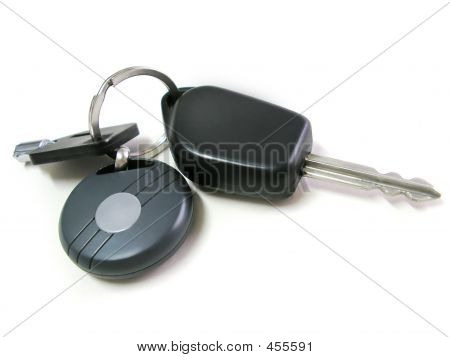 Keys Car Isolated