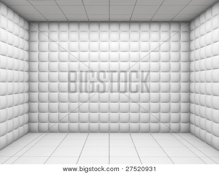 White Empty Padded Room