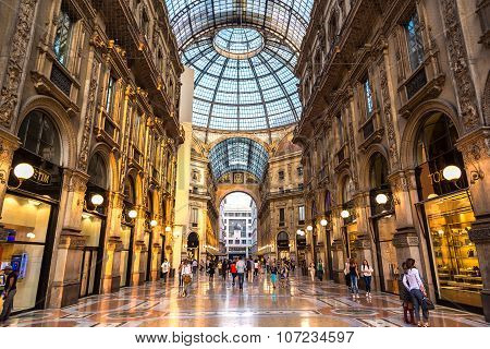 Galleria Vittorio Emanuele Ii  In Milan