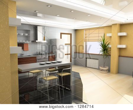 Modern Kitchen Interior