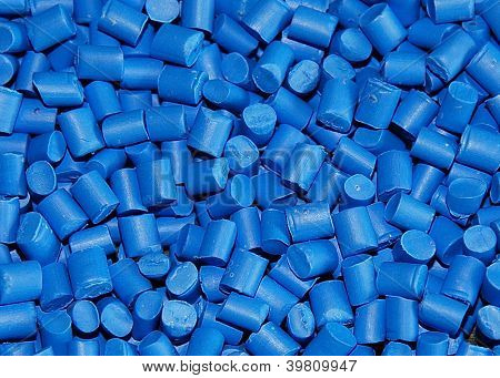 blue polymer resin