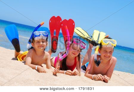 Snorkeling Kids