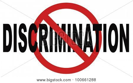 stop discrimination no racism agains minorities equal rigths no homophobia or gender discrimination