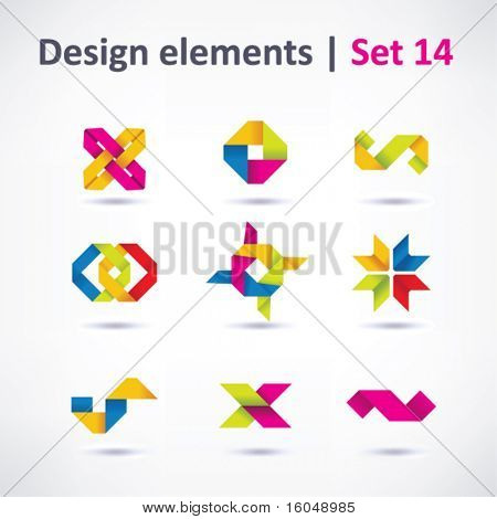 Business Design elements ( icon ) set for print and web. vector