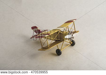 A Vintage Steel Plane Toy Steel Models Of Collectible Aircraft