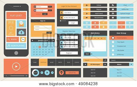 Flad Ui Design Kit