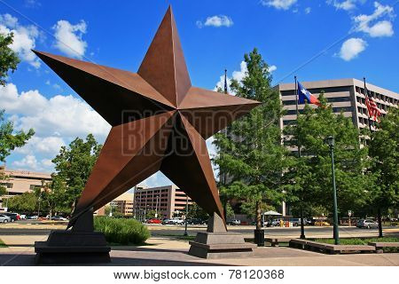 Big Star Decorated In Austin Town