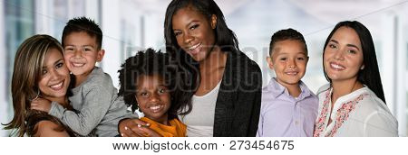 family, families, mother, mom, child, african american, indian, minority, black, girl, boy, female, male, kid, happy, smile, smiling, group, moms, love, loving, joy, lifestyle