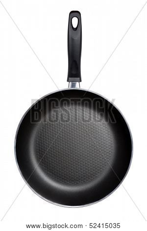 Fry pan isolated on a white background