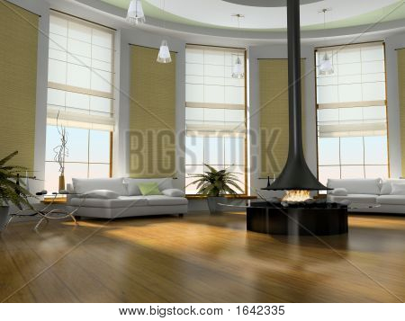 Home Interior 3D Rendering