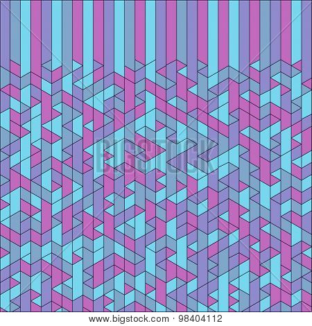 Abstract Geometric Background. Mosaic. Vector Illustration. Can Be Used For Wallpaper, Background, Book Cover.