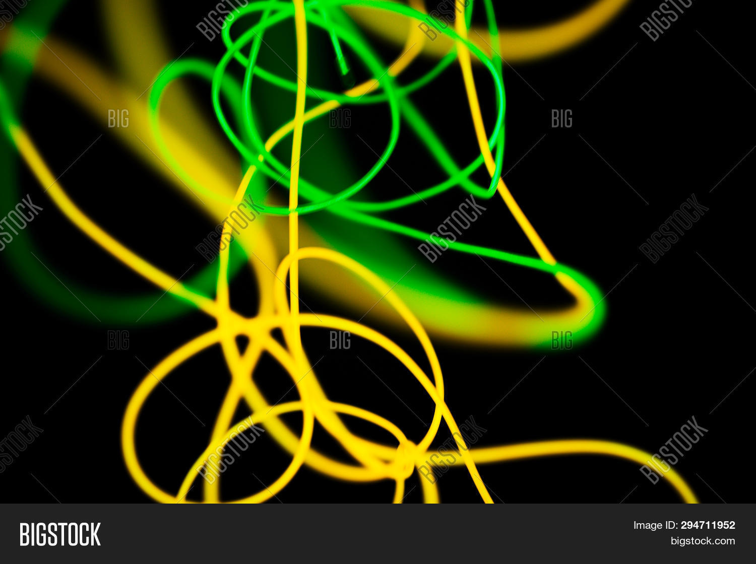 Yellow Neon Green Neon Image & Photo (Free Trial) | Bigstock