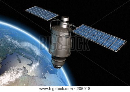 Satélite y la tierra 2