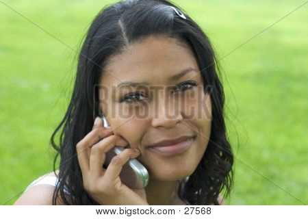 Woman On Phone