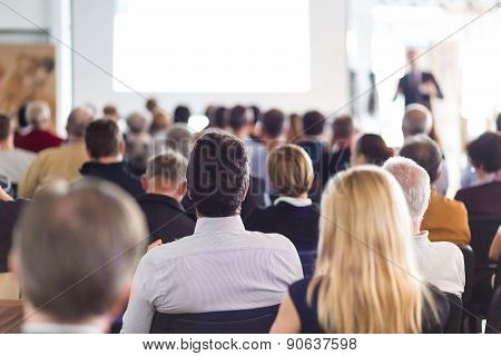 Audience in the lecture hall.