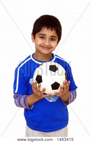 Kid With Soccer Ball