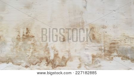 Grungy Painted Wall Texture As Background. Cracked Concrete Vintage Wall Background, Old White Paint