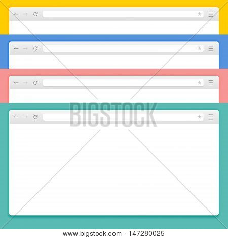 Abstract Design Vector Computer And Smartphone Browsers