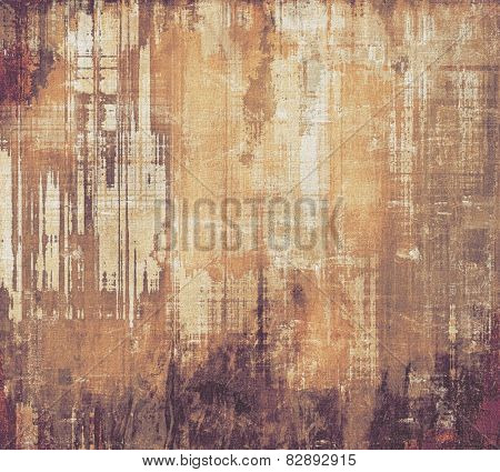 Retro background with grunge texture. With different color patterns: yellow (beige); brown; gray; purple (violet)