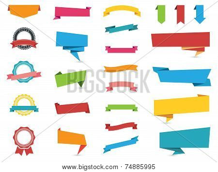 Web Stickers, Tags, Banners And Labels