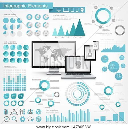 IT Industry Infographic Elements