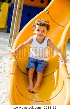 Playing On Slide