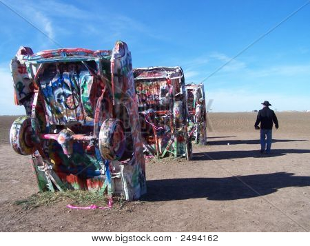 Cars Buried In The Dirt