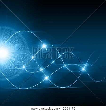 Abstract blue background