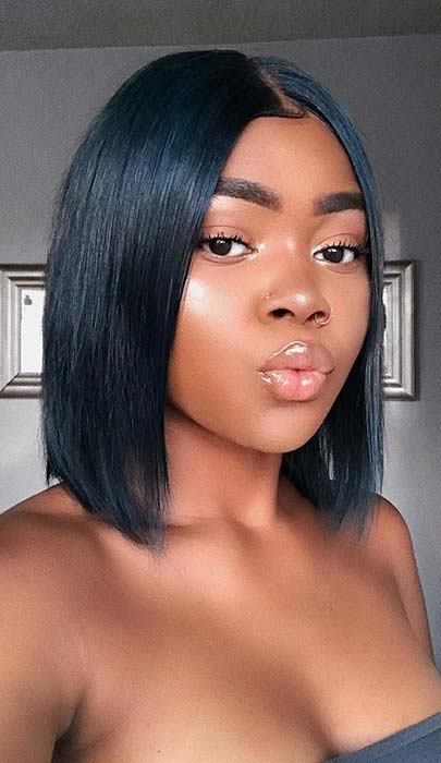 Sleek, Short Black Bob