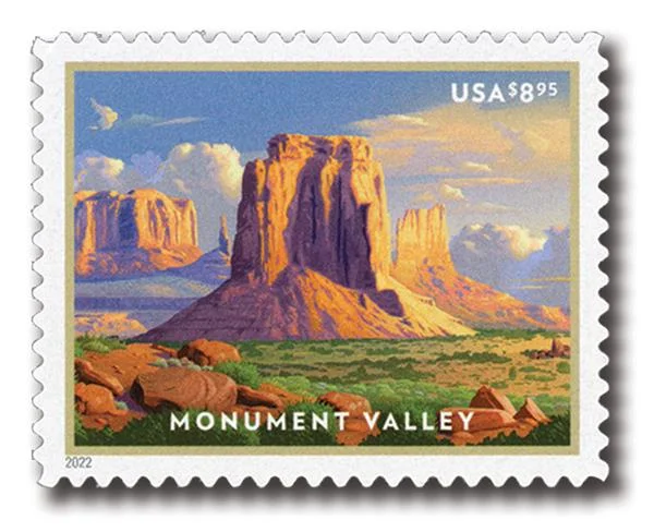 $8.95 Monument Valley Forever Stamps – StampDealsOnline