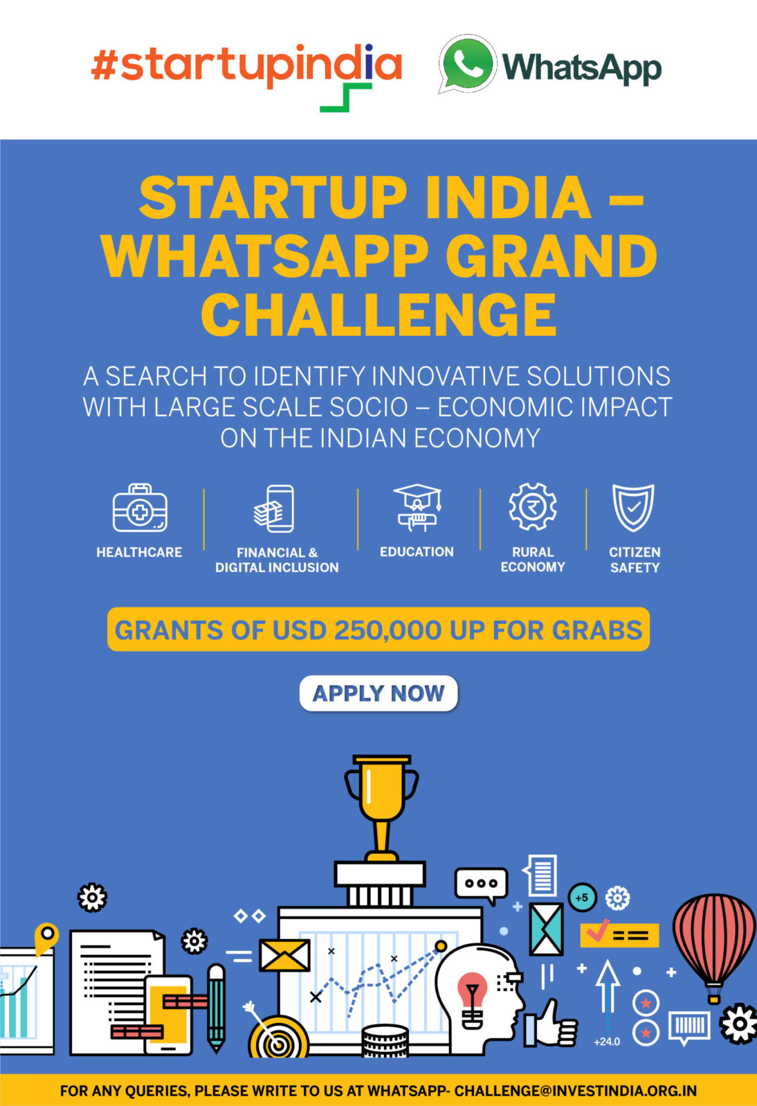 Startup India - Whatsapp Challenge