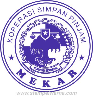 Contoh stempel koperasi logo lama