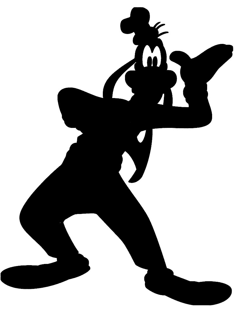 Disney Goofy Silhouette