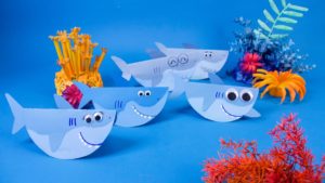 Finny and Family Swimming Shark Craft