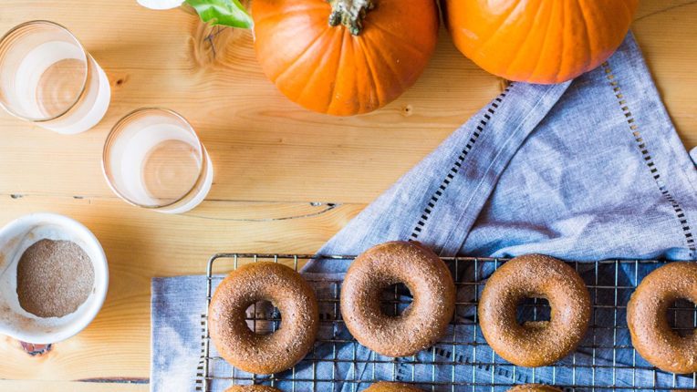 pumpkin doughnuts