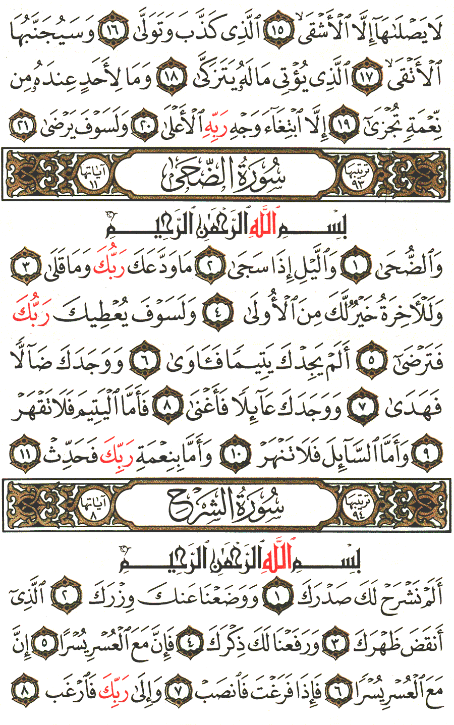 Surah Al Duha Quran - IMAGESEE