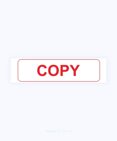 Copy Stamp - Stock Stamps