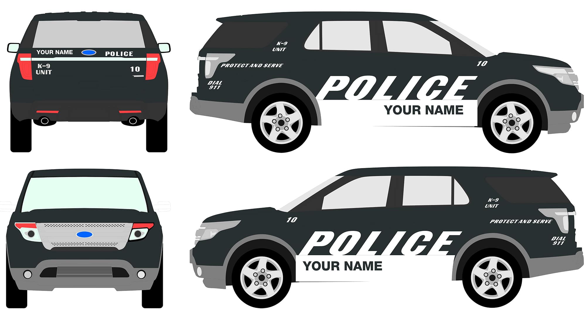 Police Livery Template